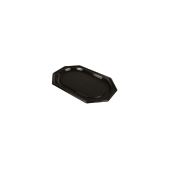 Platou oval negru 350*250mm, 10/set