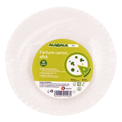 Farfurie carton cod FC1850ALB