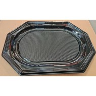 Platou oval negru 350*250mm, 10/set