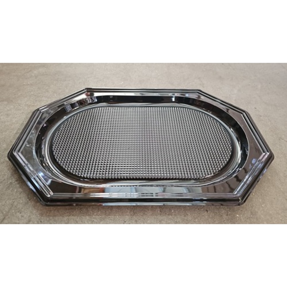 Platou oval negru 450*350mm, 10/set