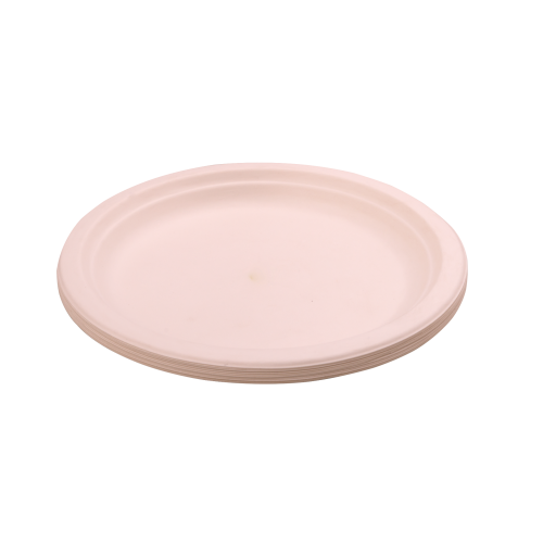 Farfurii plate trestie zahăr Alabala Ultra albe 7 Farfurii plate trestie zahăr Alabala Ultra albe 7